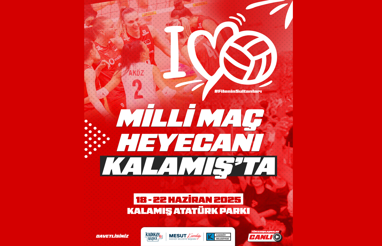 Milli maç heyecanı Kalamış’ta